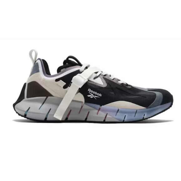 Reebok Zig Kinetica Concept Type Low Top Running Shoes Black Unisex Mens 5.5 - Picture 2 of 9